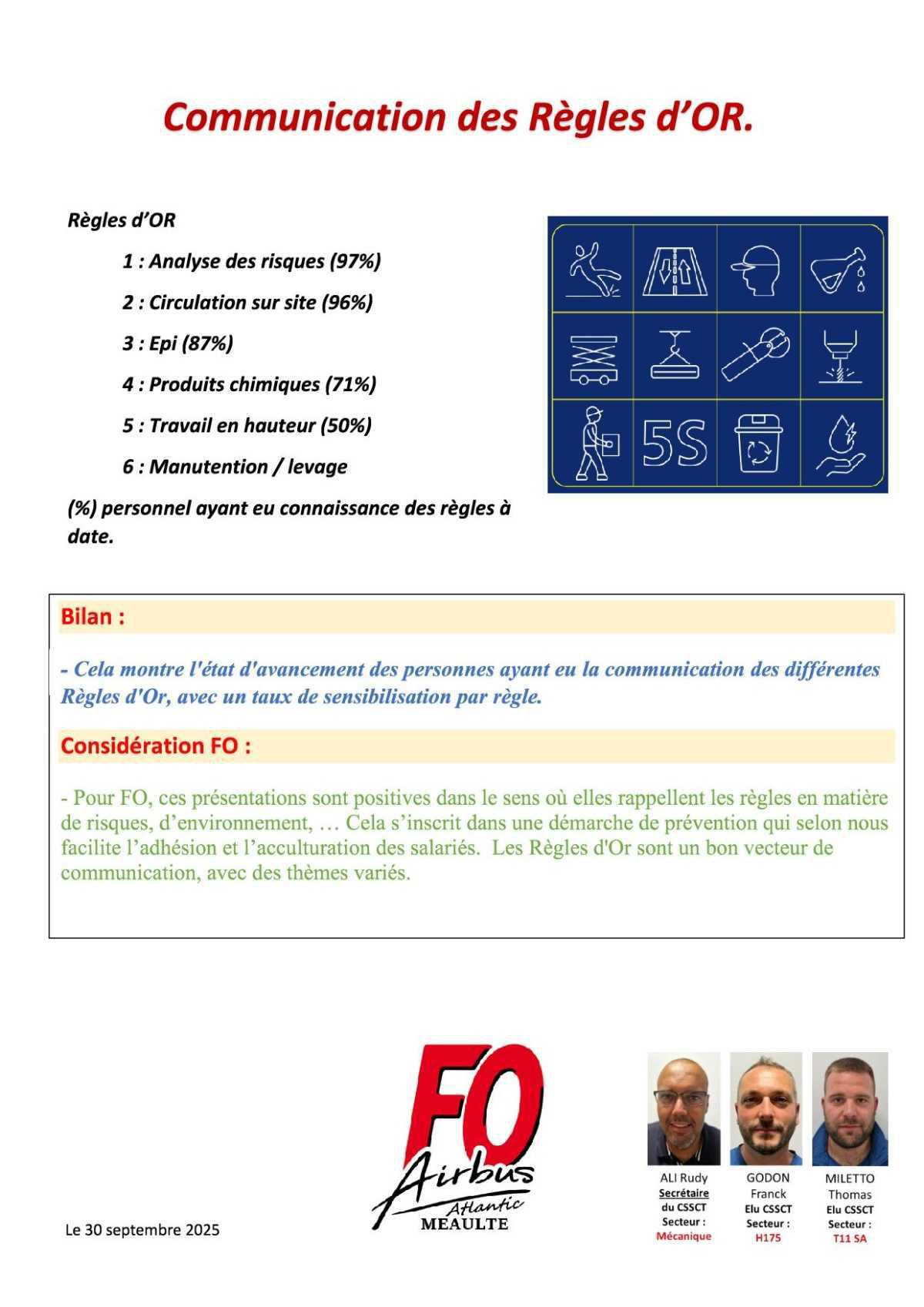 Compte rendu succinct du CSSCT du 23 septembre 2025