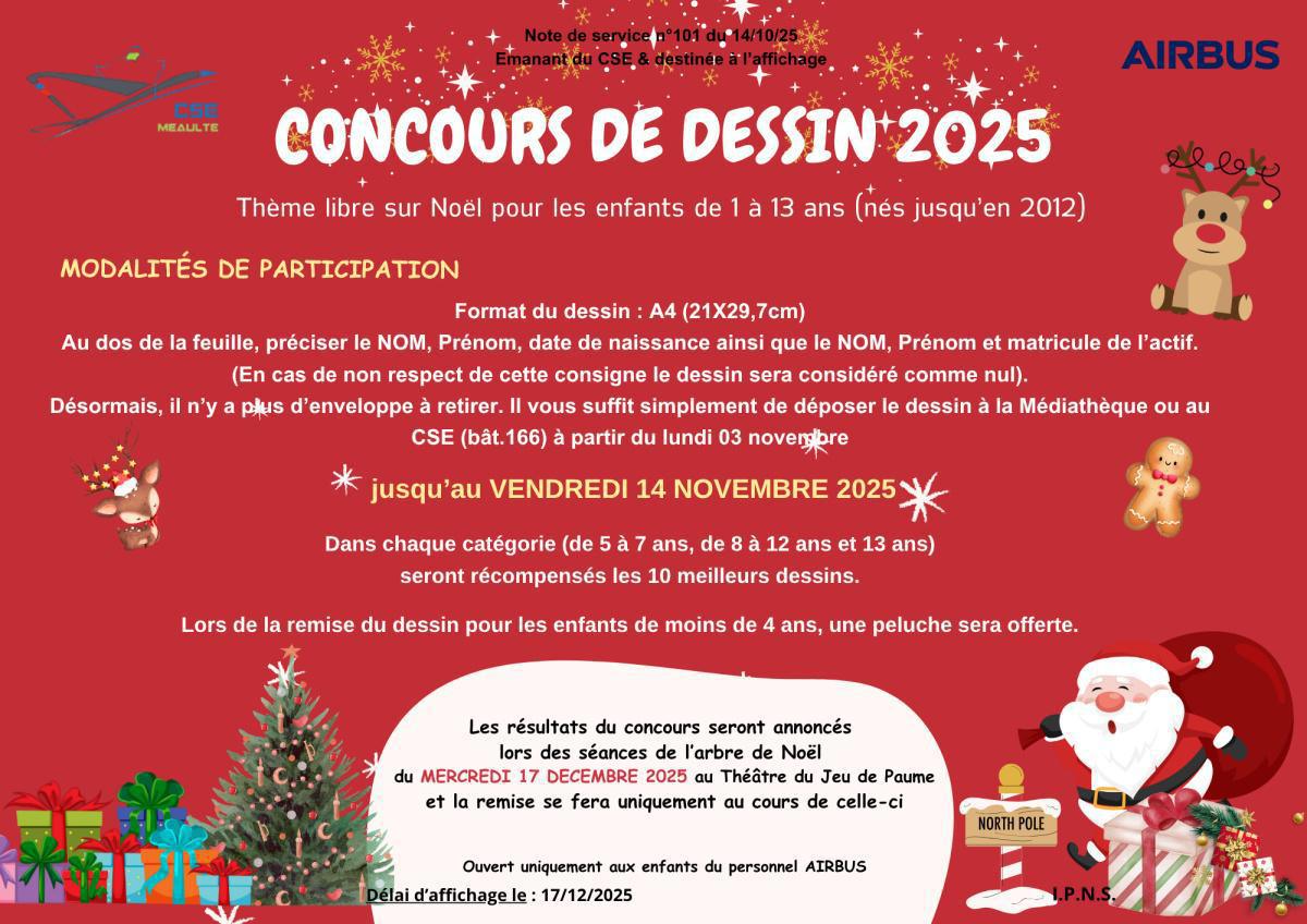 Concours de dessin 2025