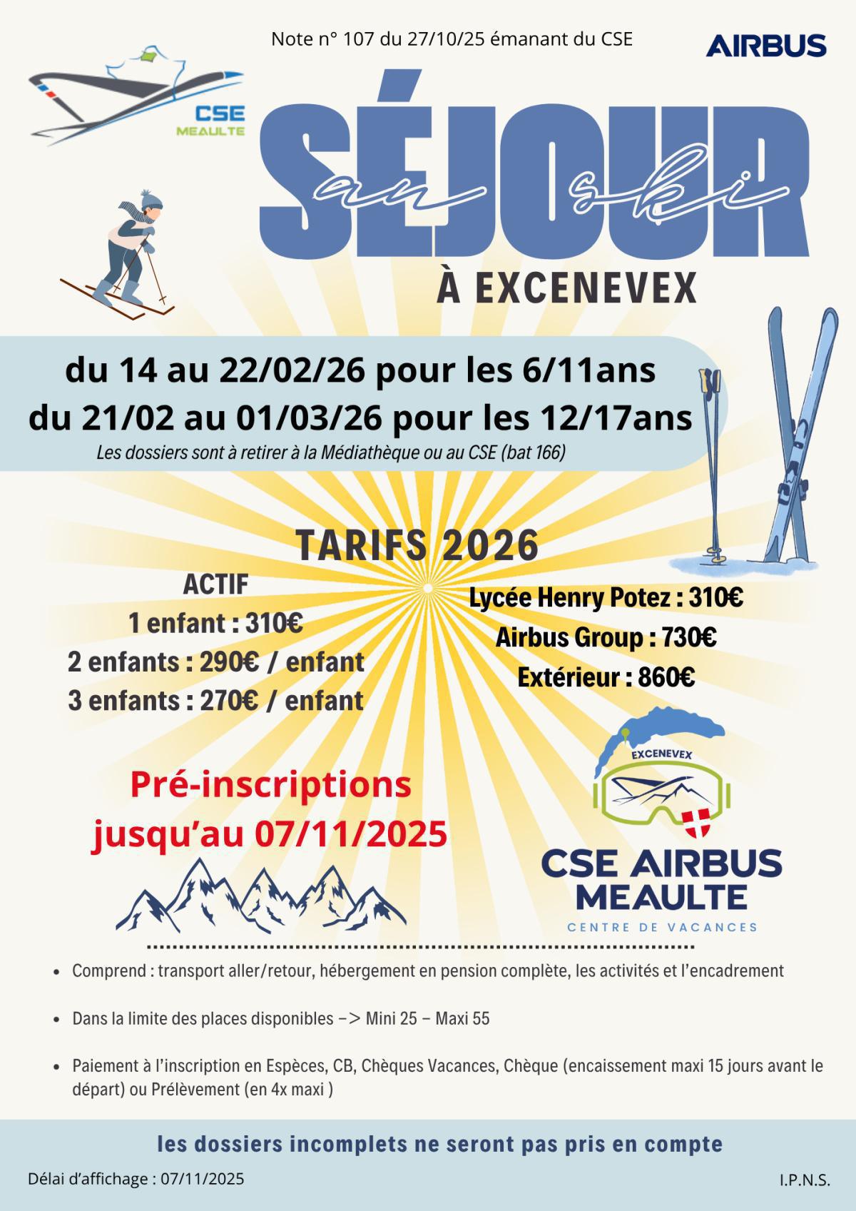 Séjour au ski à Excenevex