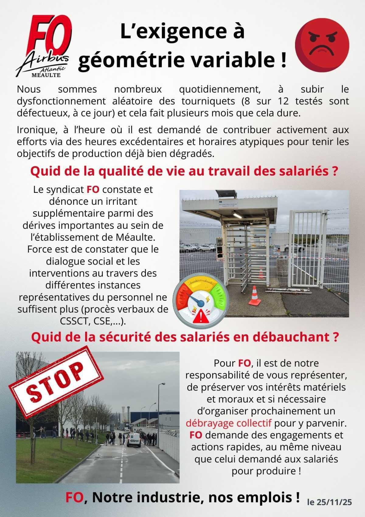 L'exigence à géométrie variable !