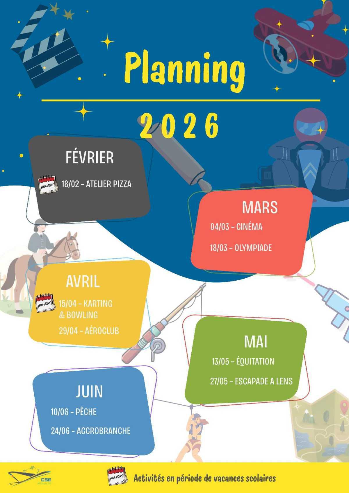 Catalogue des Mercredis Récréatifs 2026