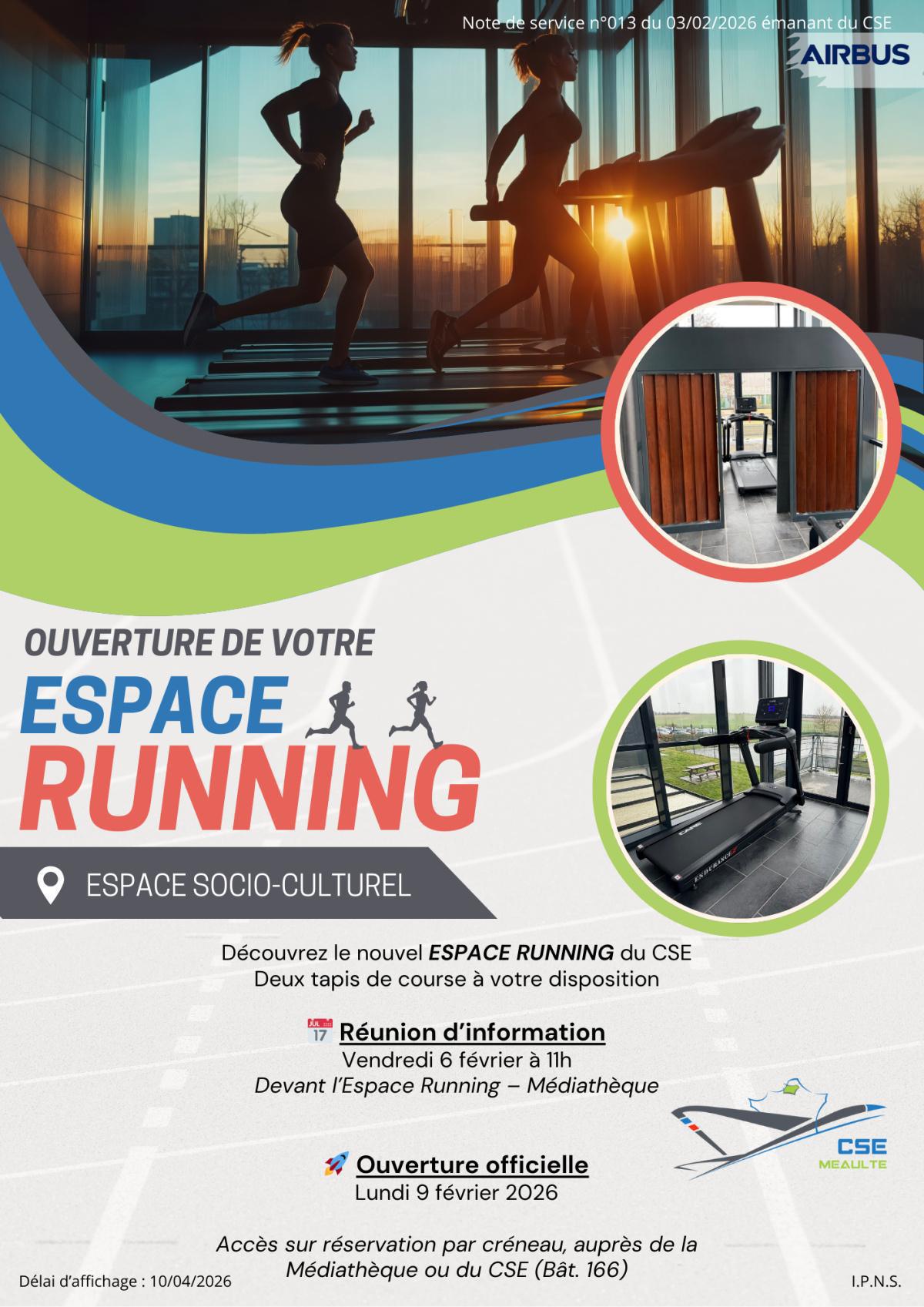 🏃‍♂️‍➡️"Espace RUNNING"🏃‍♀️