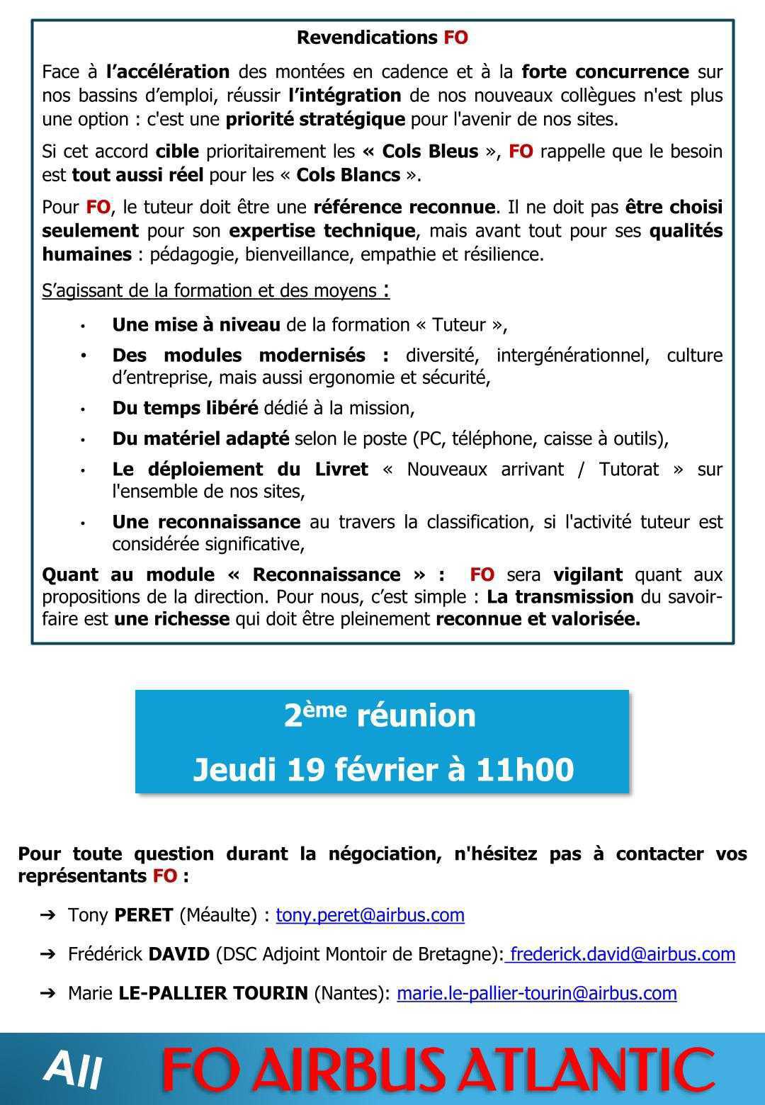 Tutorat 1ère réunion de négociation