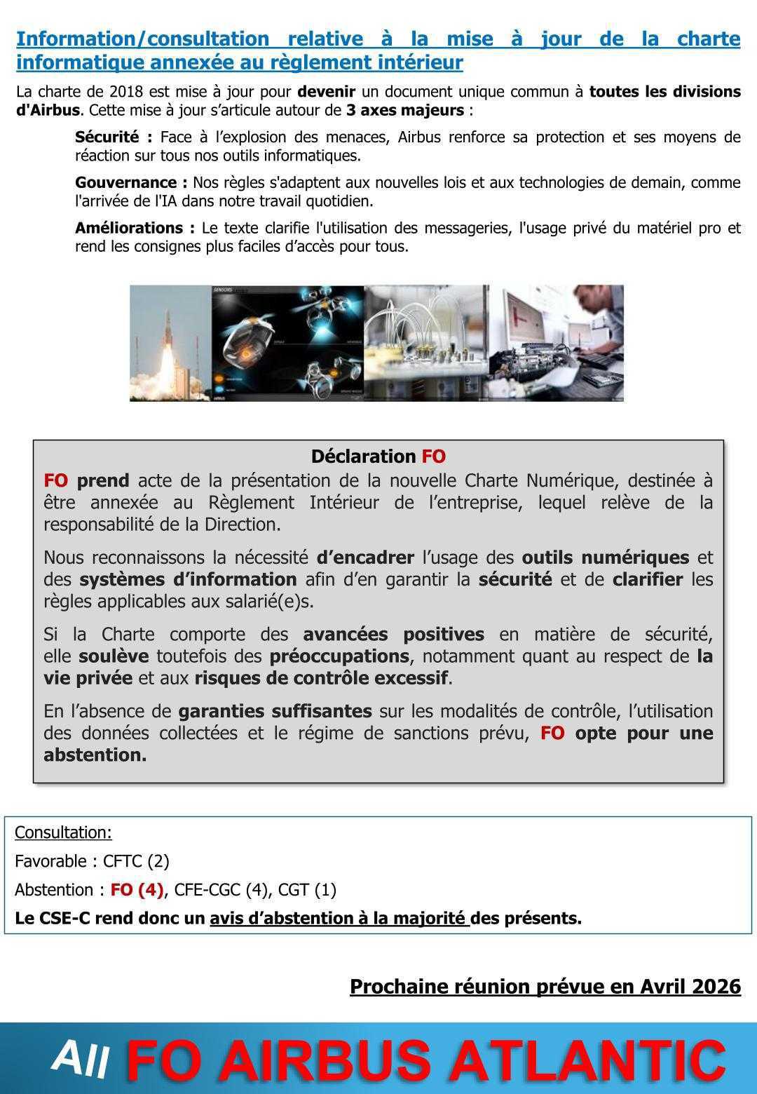 CR succinct du CSE-C de février 2026