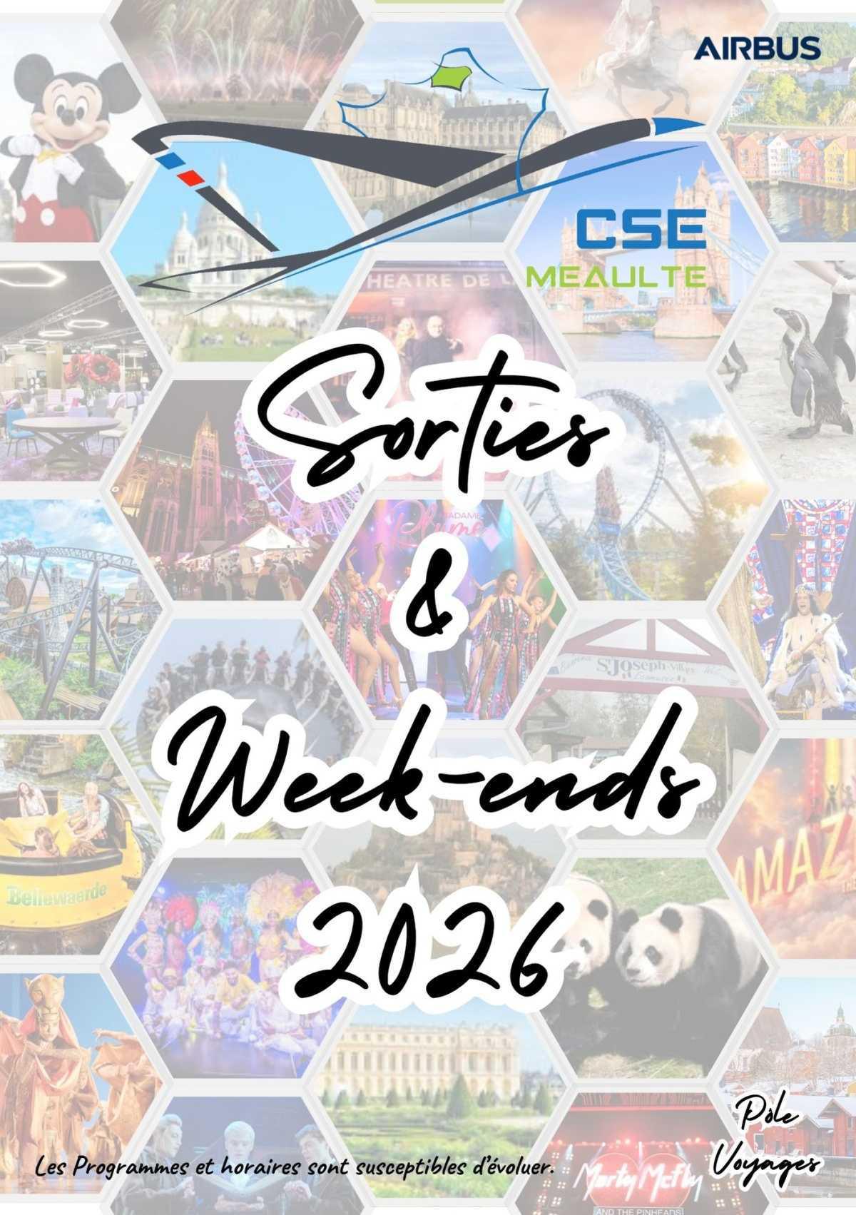 Catalogue Sorties & Week-ends 2026