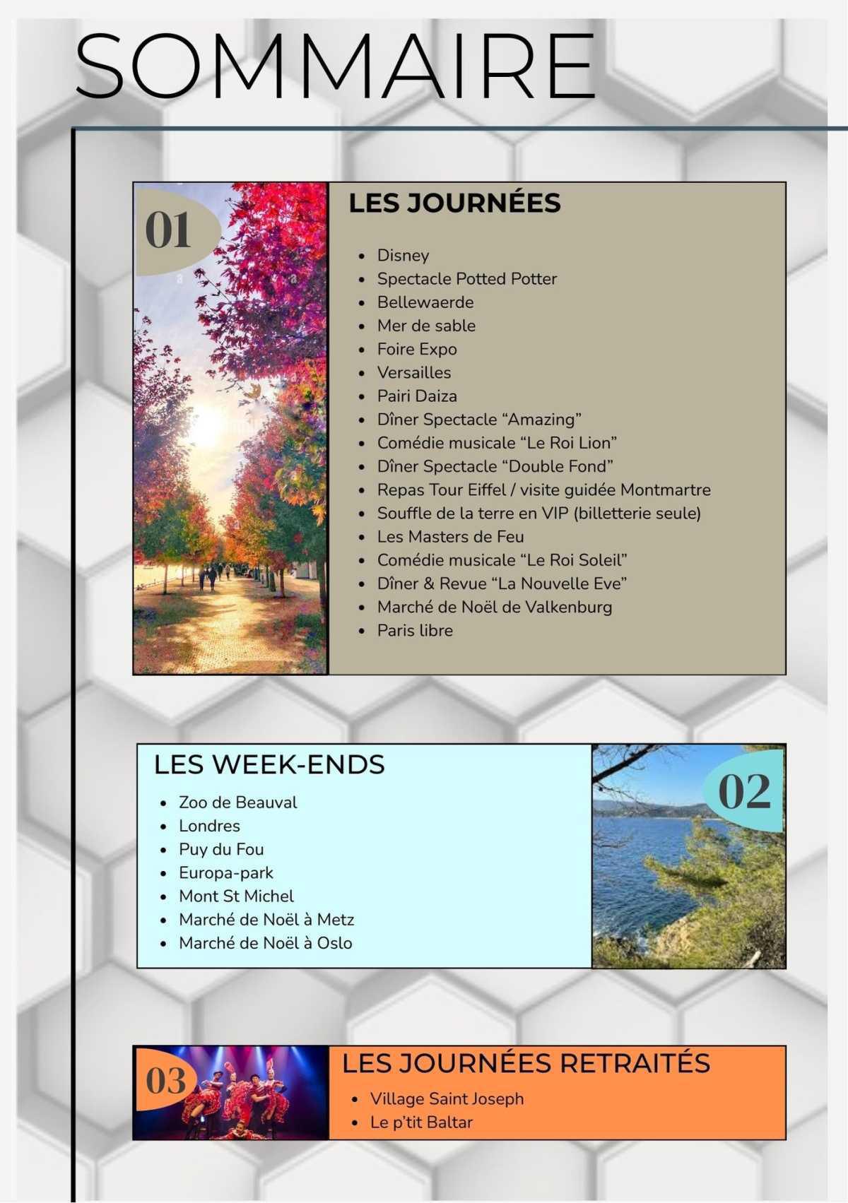 Catalogue Sorties & Week-ends 2026