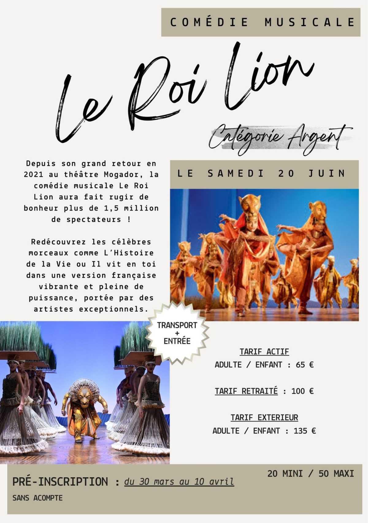 Catalogue Sorties & Week-ends 2026