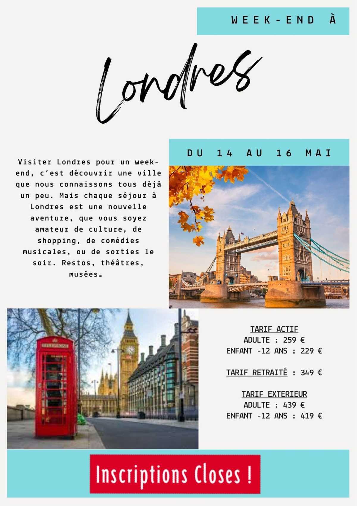 Catalogue Sorties & Week-ends 2026