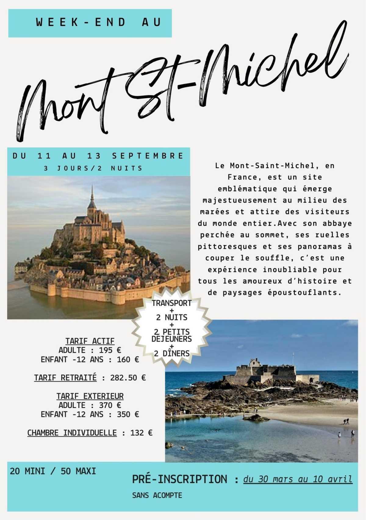 Catalogue Sorties & Week-ends 2026