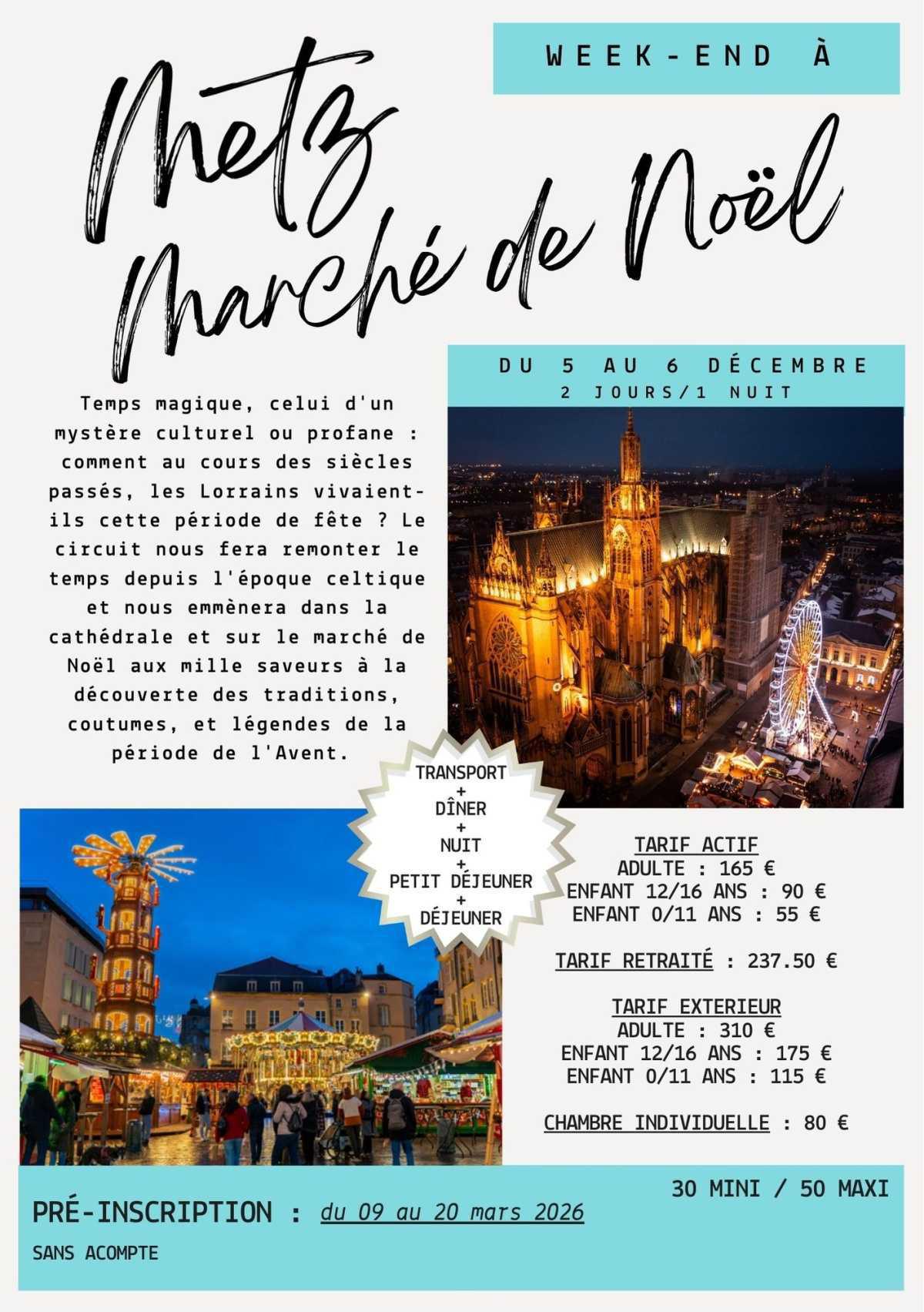 Catalogue Sorties & Week-ends 2026