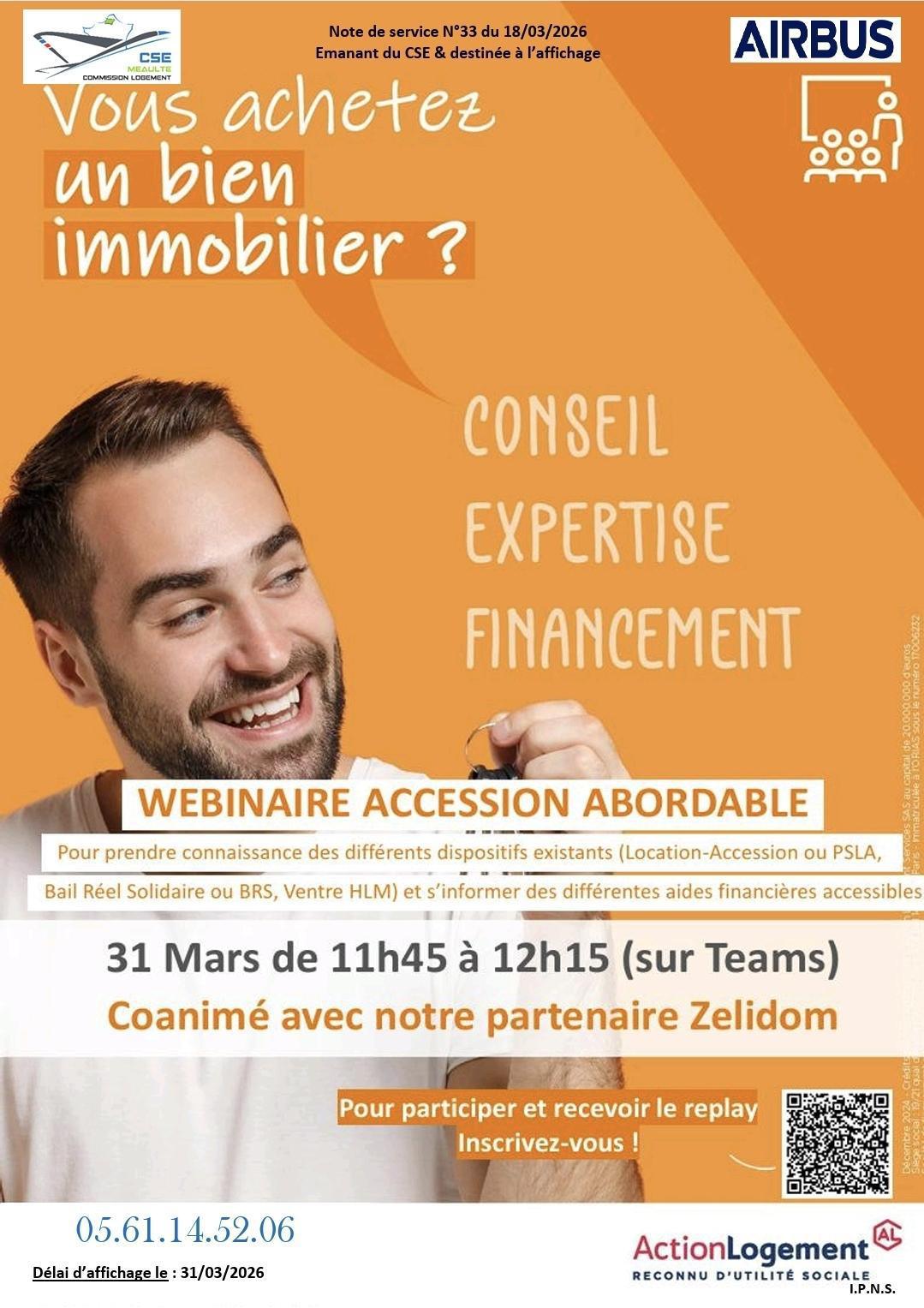 Webinaire "Action logement"