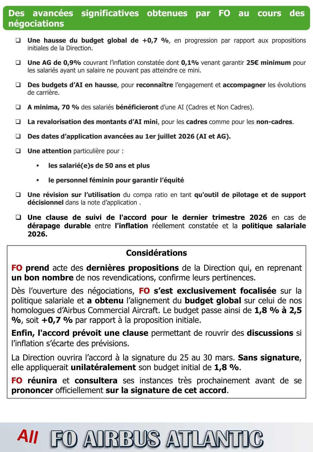 Politique salariale R3, dernières propositions de la direction