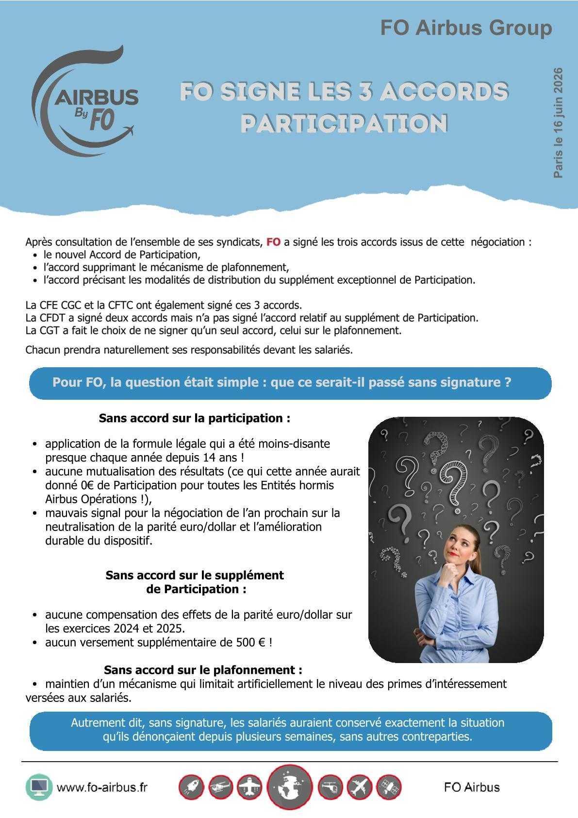 Accords participation