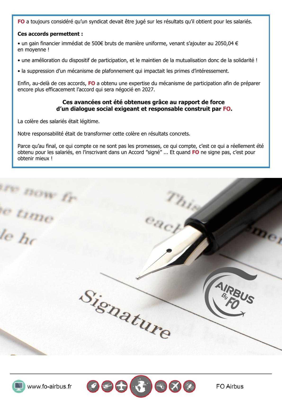Accords participation