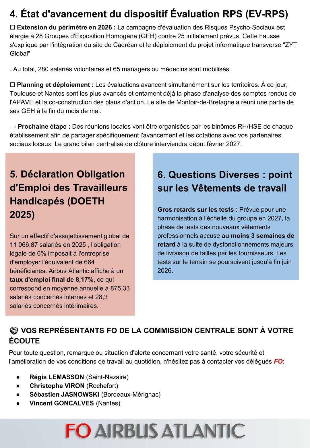 Compte rendu CSSCT-C du 2 juin 2026