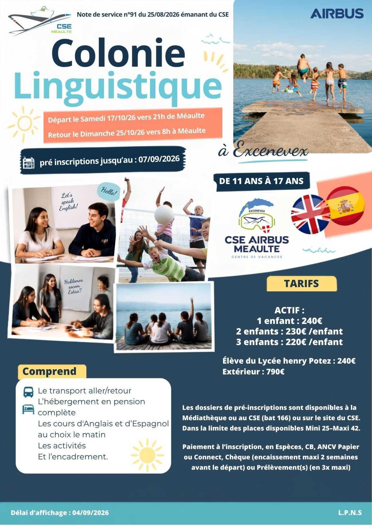 Excenevex "Colonie linguistique"