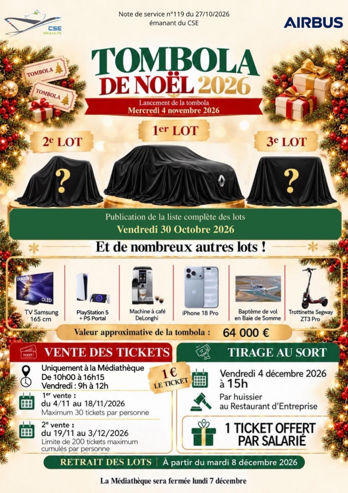 Tombola de Noël 2026