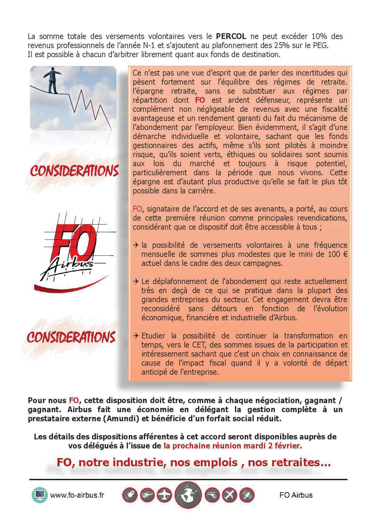EPARGNE RETRAITE PERCO devient PERCOL