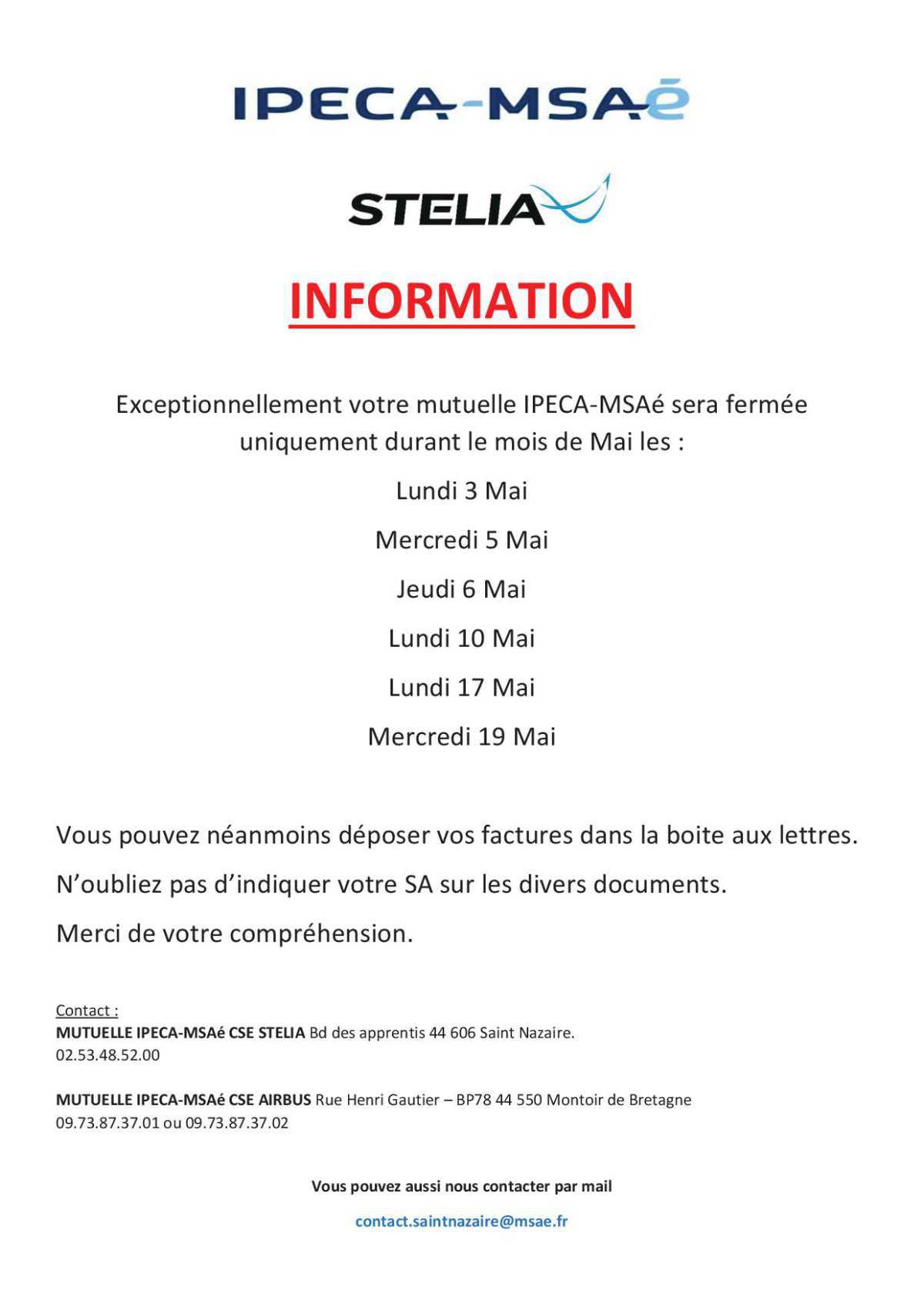 Information IPECA - MSAE