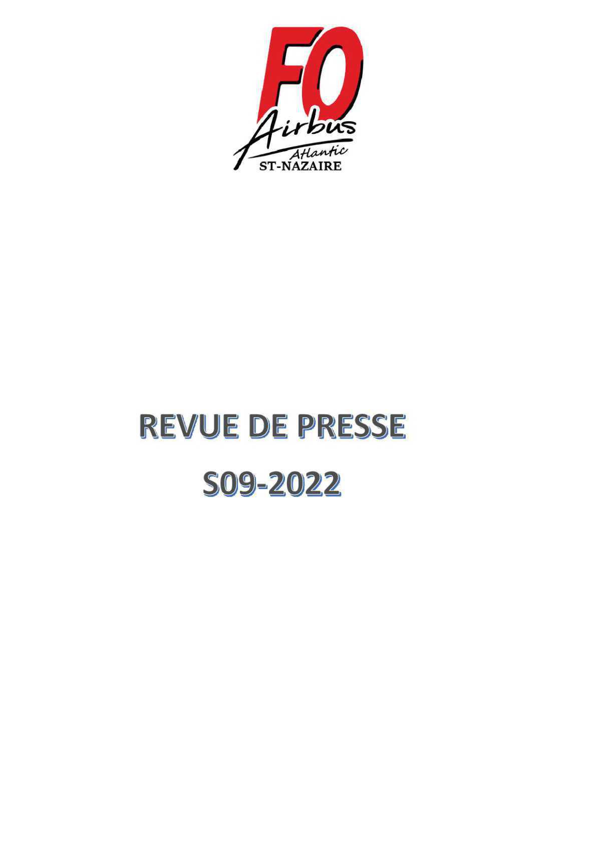 Revue de presse S09