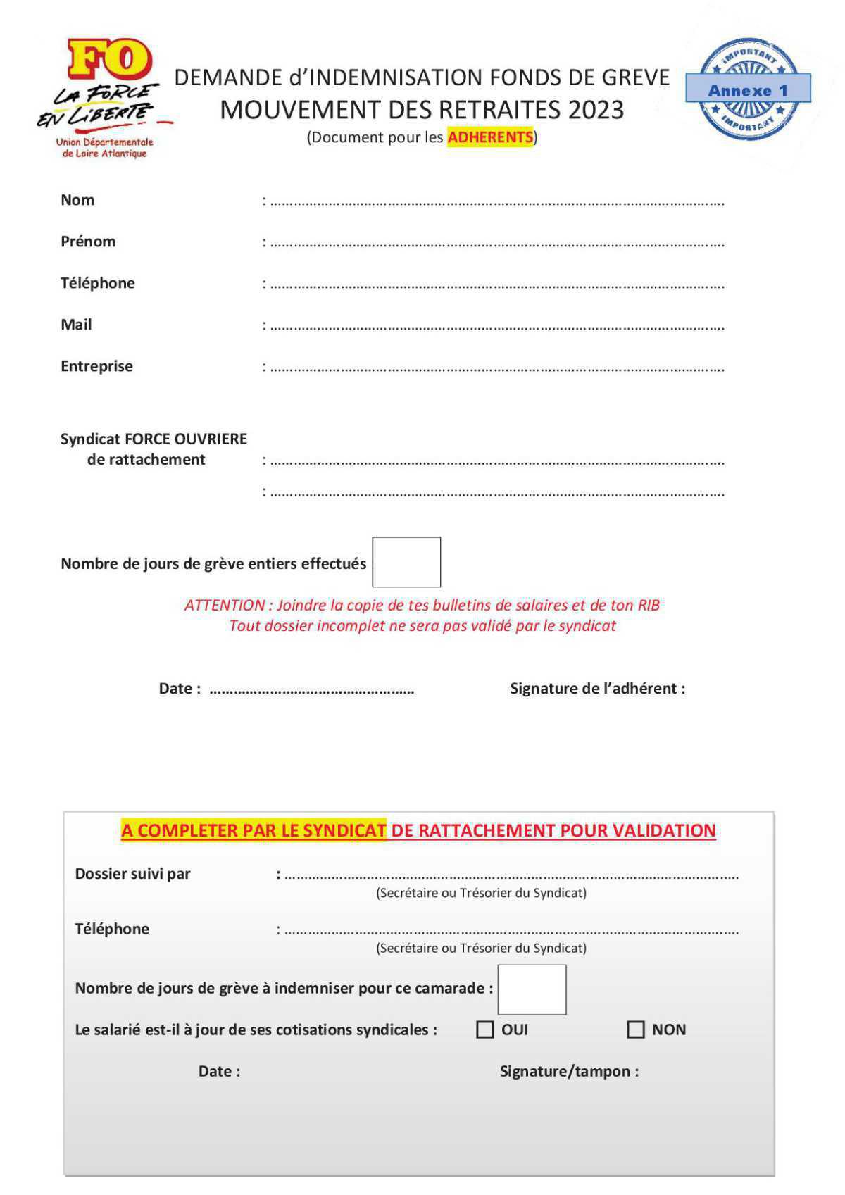 Retraites : indemnisation des jours de grève