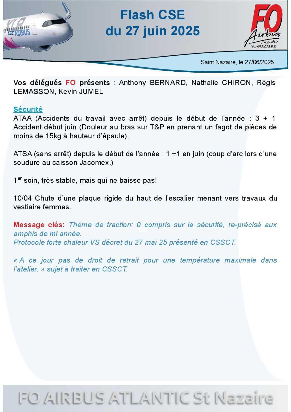 Flash CSE Juin