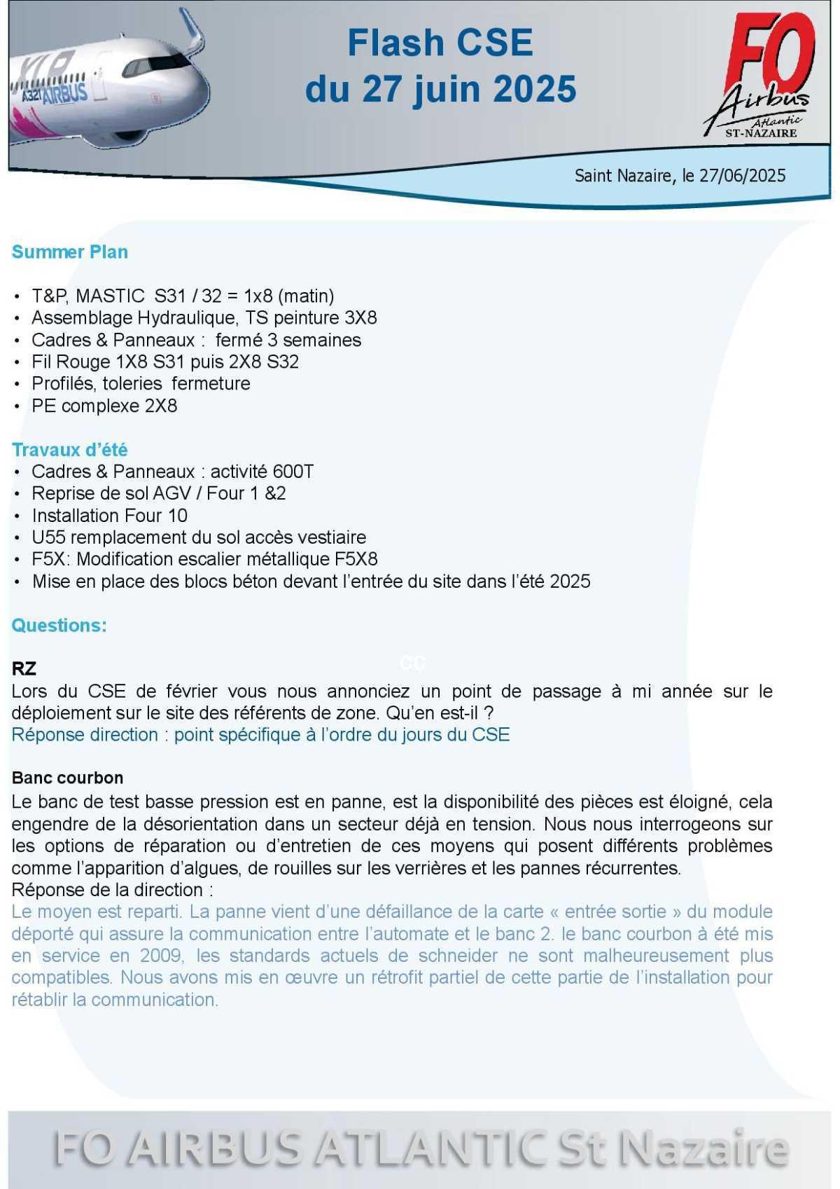 Flash CSE Juin