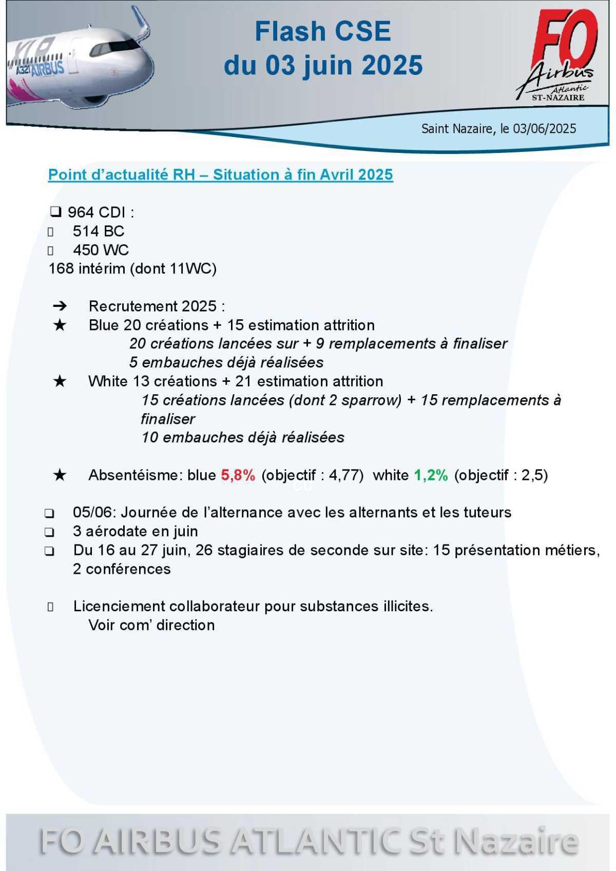 Flash CSE Juin