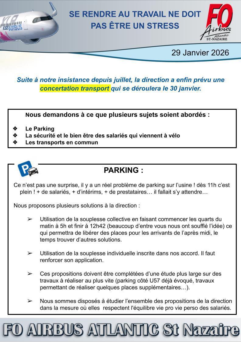 SE RENDRE AU TRAVAIL NE DOIT PAS ÊTRE UN STRESS