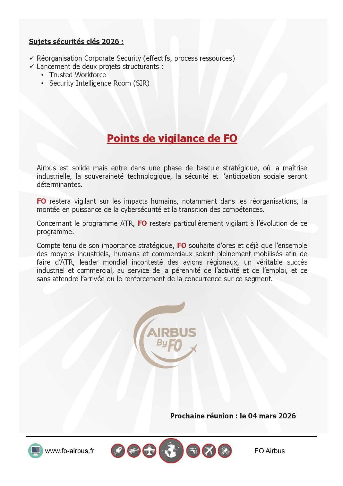 Compte rendu CGAF du 28 janvier 2026