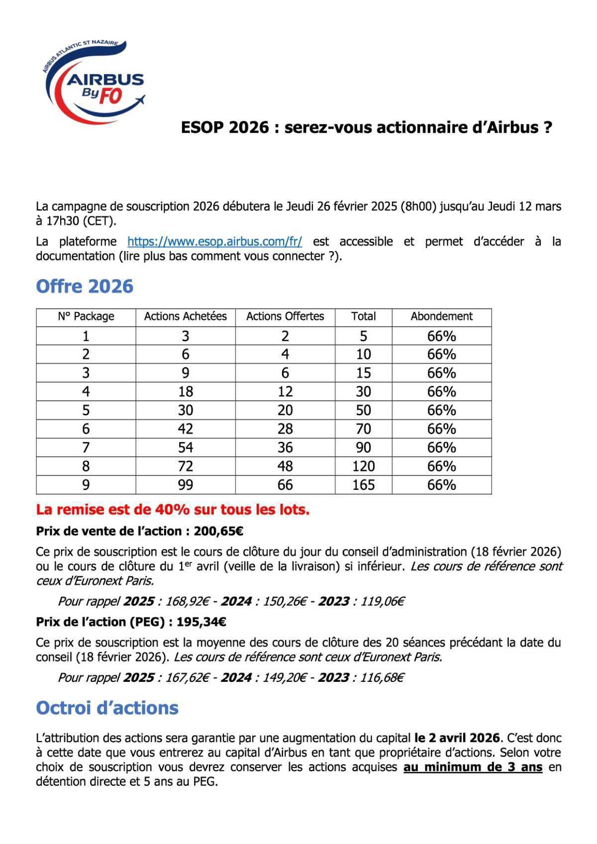 📢 ESOP 2026 : DERNIER RAPPEL – J-2 ! ⏳ 