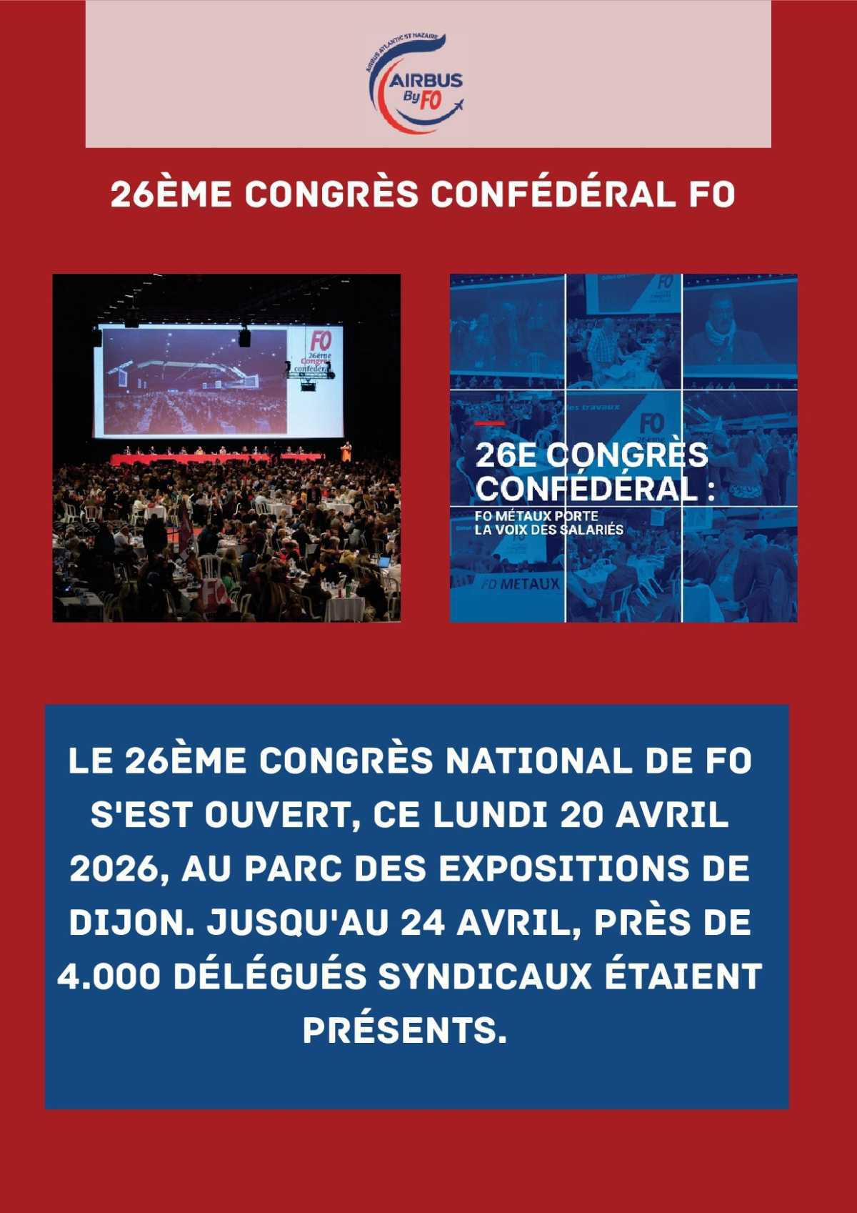 26 -ème Congrès Confédéral FO