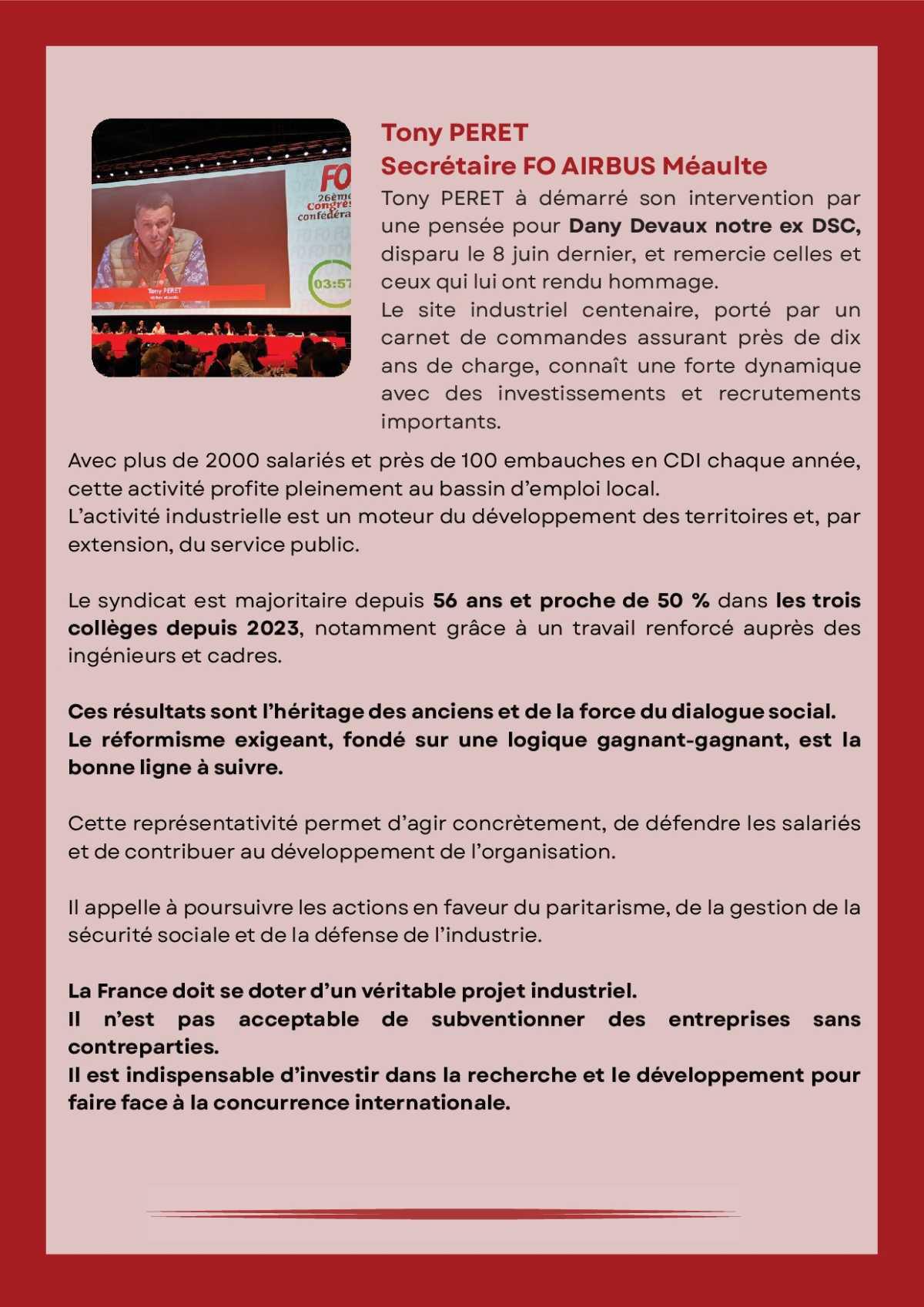 26 -ème Congrès Confédéral FO