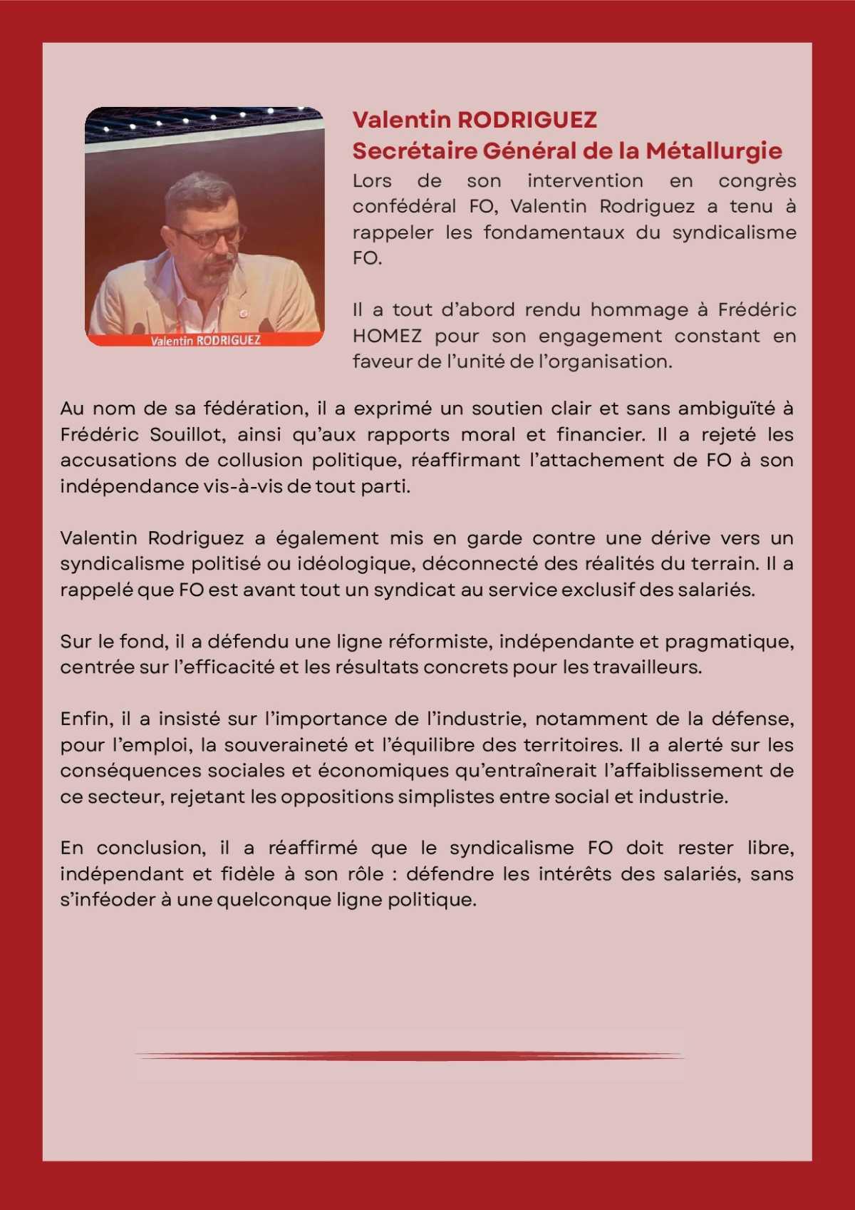 26 -ème Congrès Confédéral FO