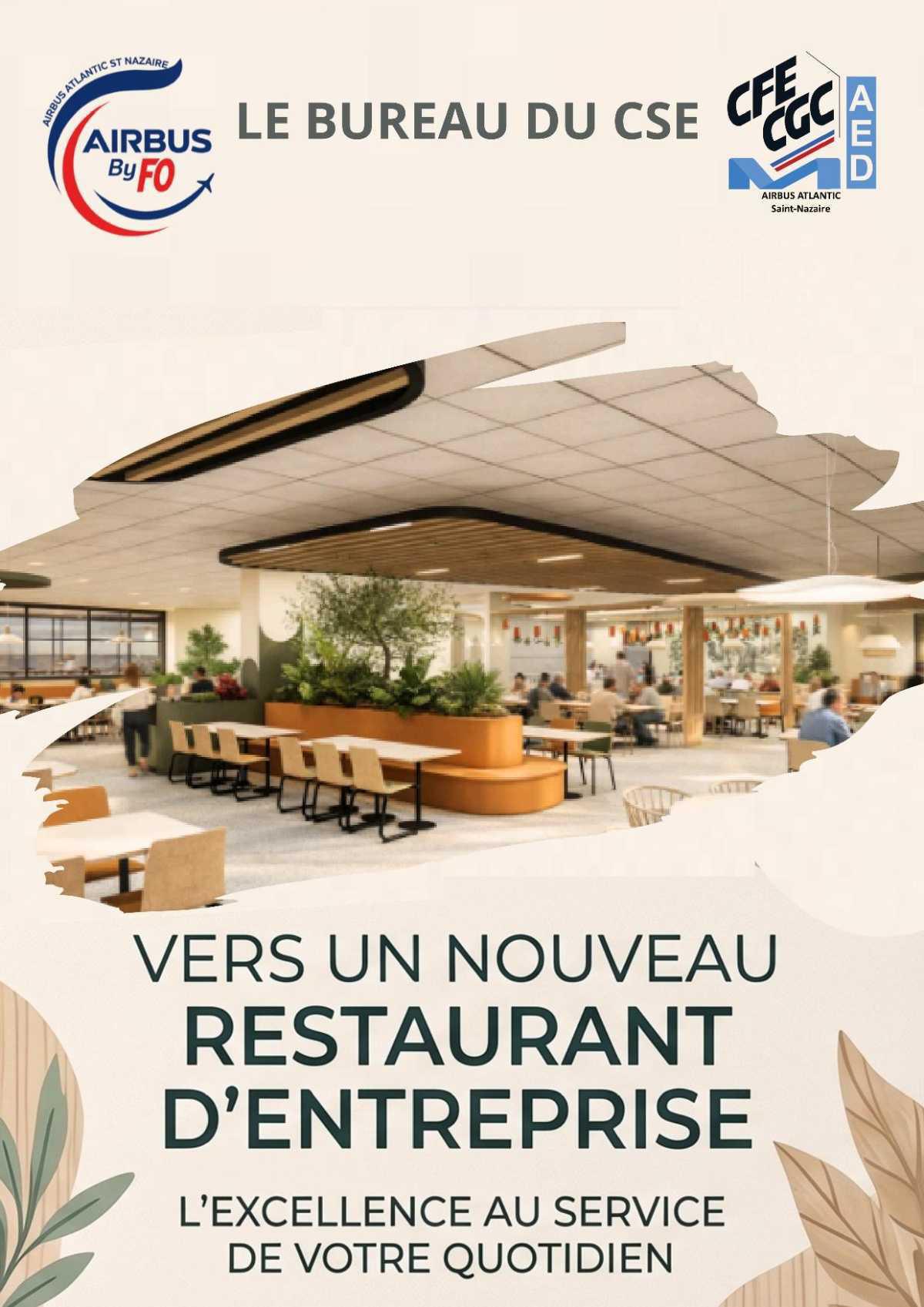 vers un nouveau restaurant d'entreprise