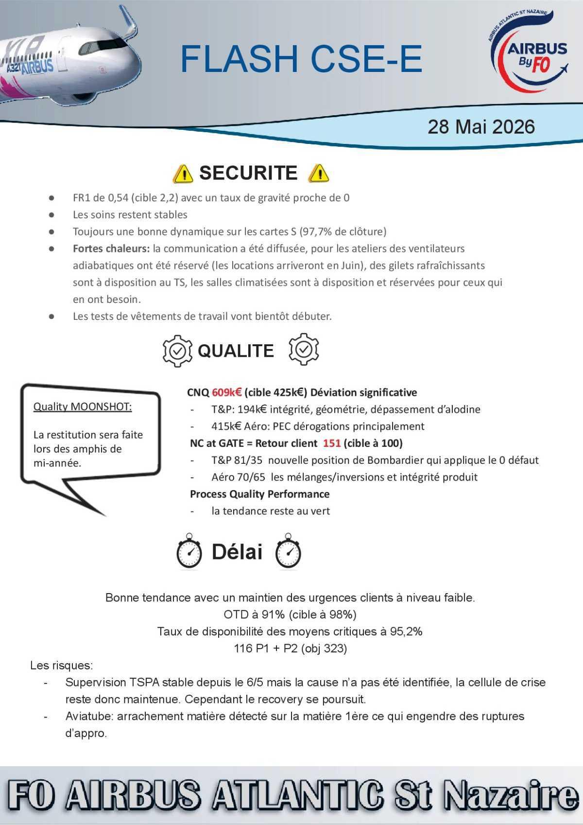 Flash CSE du 28 mai 2026