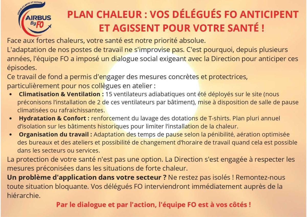 FO agit pour votre santé.