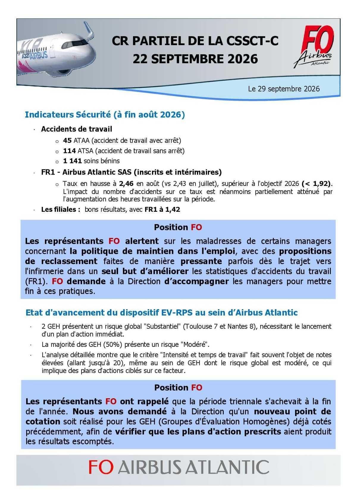 Compte rendu CSSCT-Central