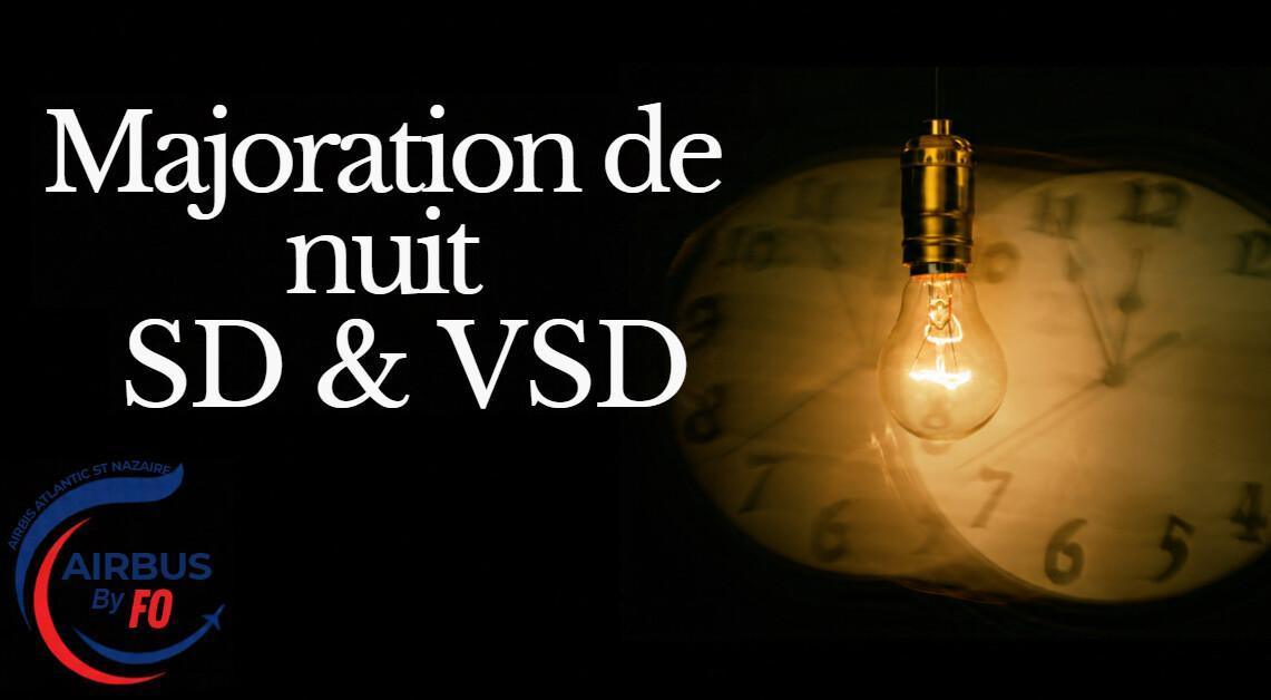 Majoration de nuit en SD et VSD : la direction confirme la régularisation !