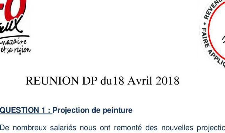 Questions DP avril 2018