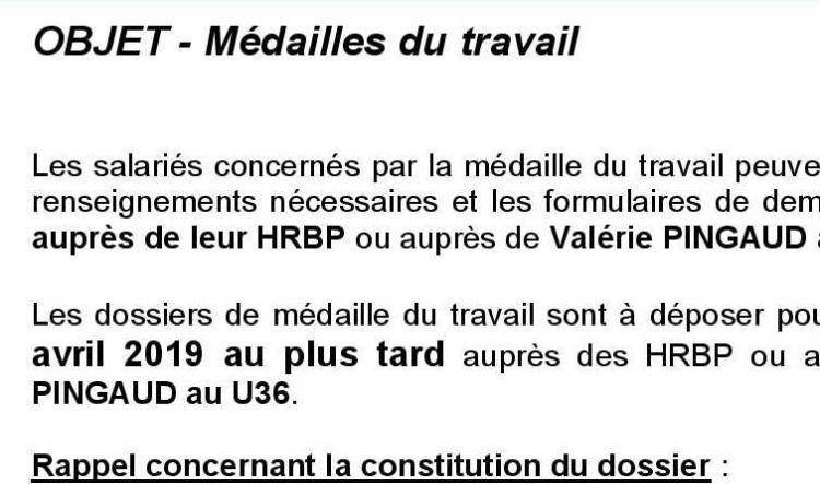 médaille du W