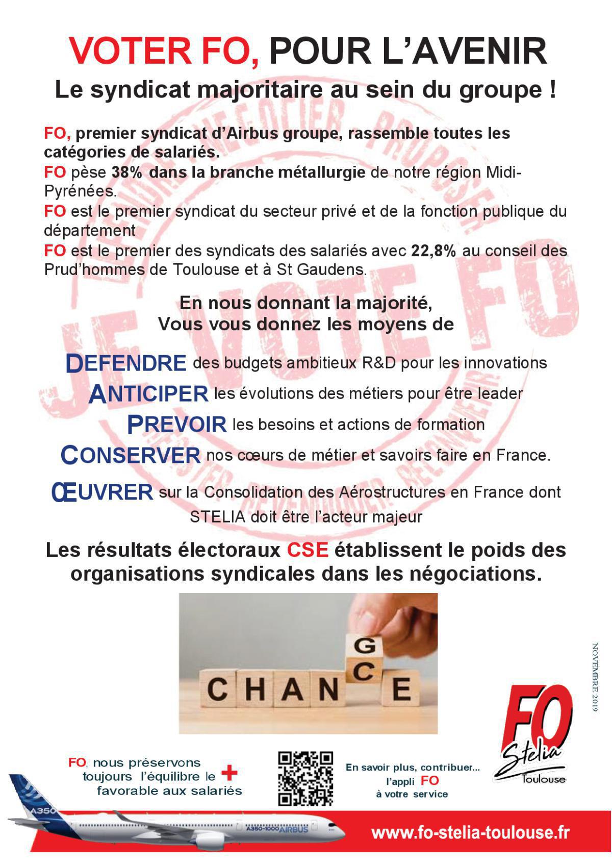 Profession de foi CSE Nov 2019 Profession de foi CSE Nov 2019