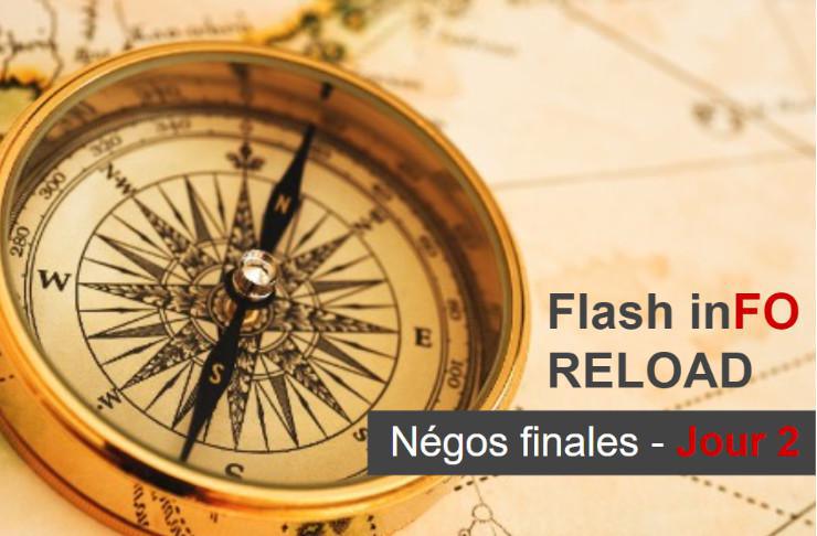 Flash inFO RELOAD : Négos finales – Jour 2 (Congés, CET et Epargne Retraite)