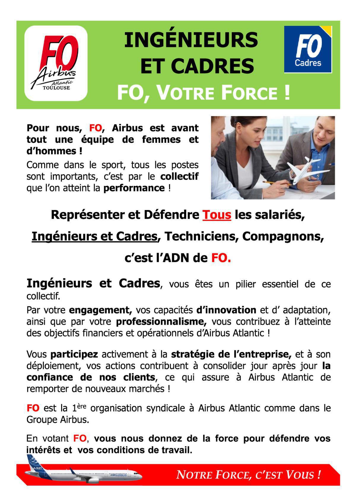 Election 2023 : INGENIEURS ET CADRES - FO, c'est votre FORCE !