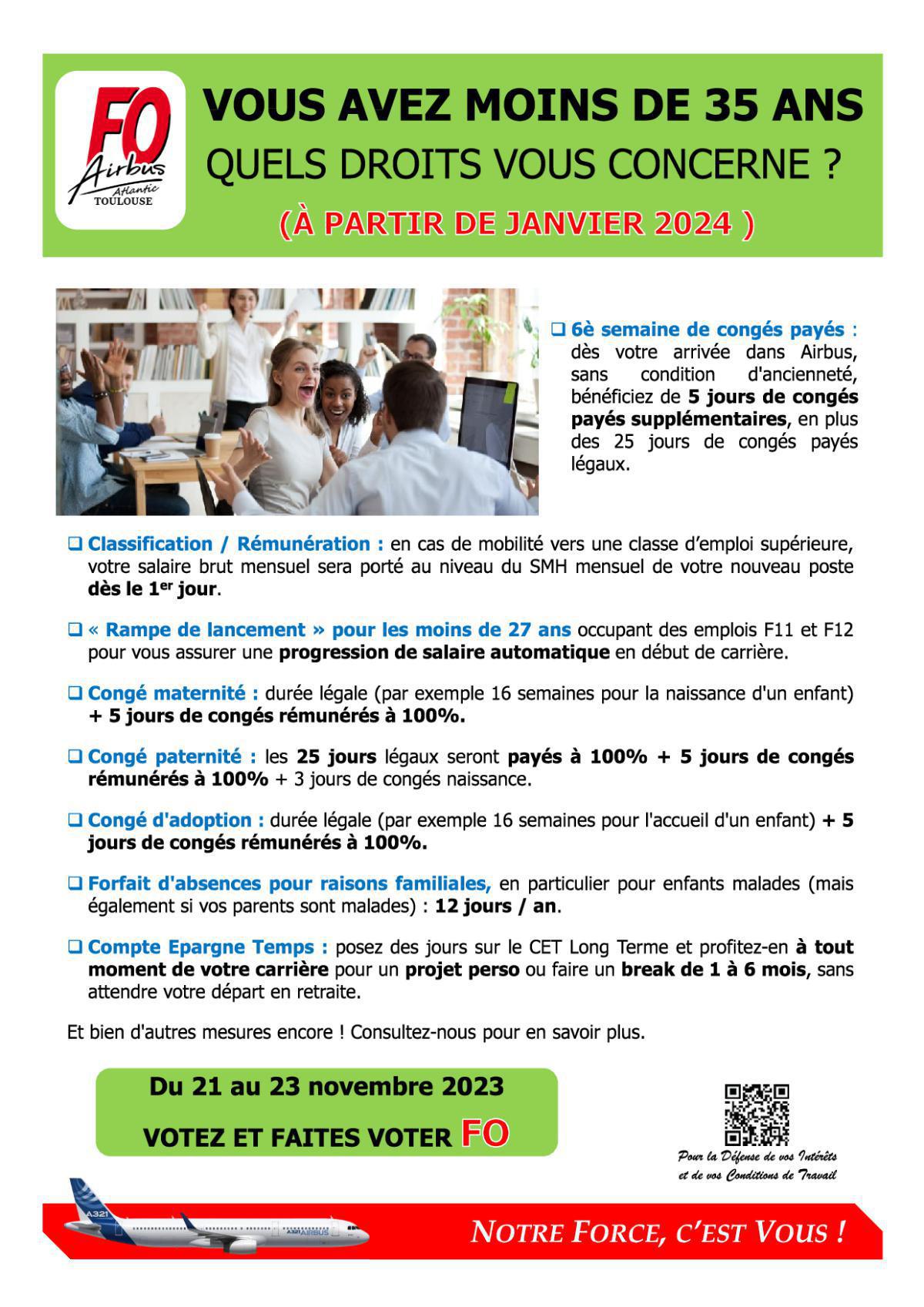 Election 2023 : Vous avez moins de 35 ans / Quels droits vous concerne? A partir de janvier 2024 Election 2023 : Vous avez moins de 35 ans / Quels droits vous concerne? A partir de janvier 2024