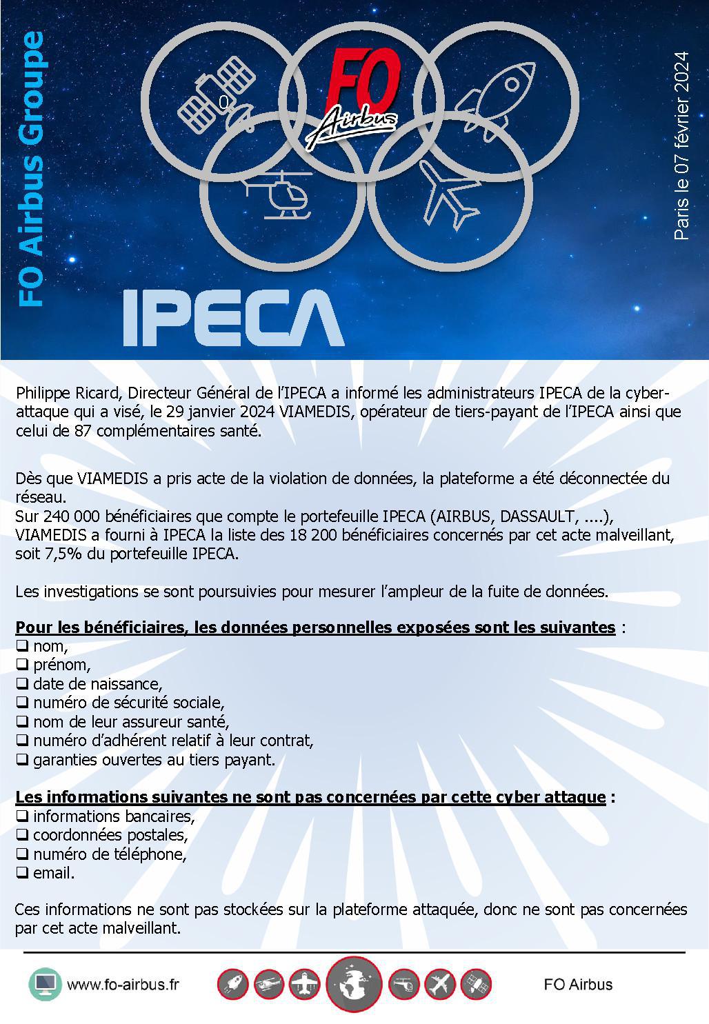IPECA : Cyberattaque sur Viamedis