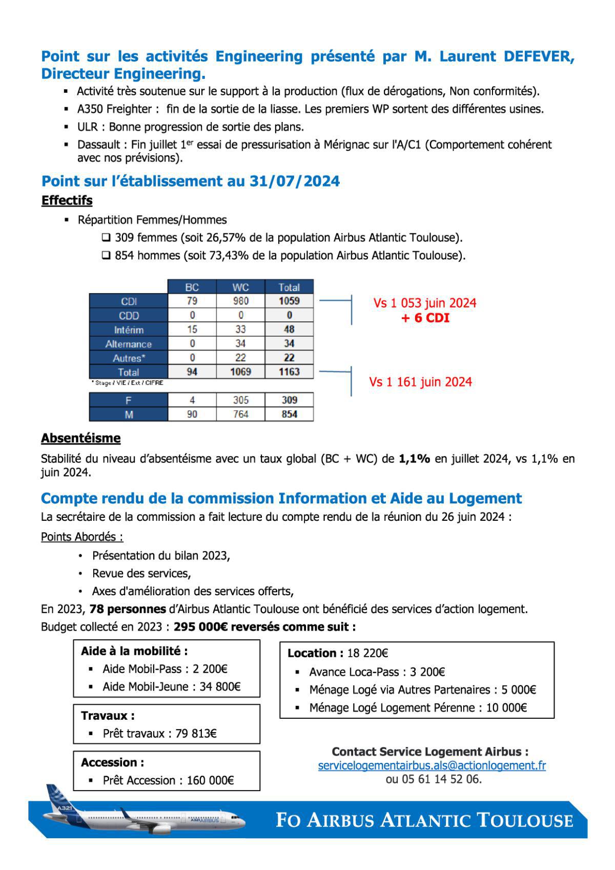 Flash Info : Compte Rendu Partiel des CSE-E du 29 août 2024