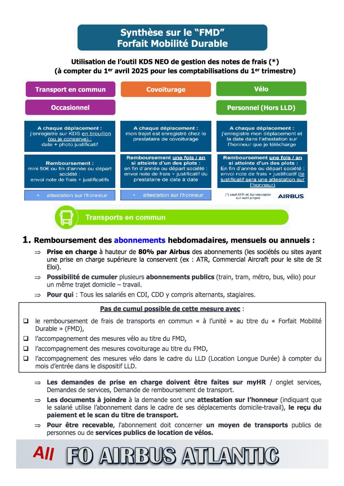Mobilité Domicile - Travail (FMD) : toutes les infos utiles