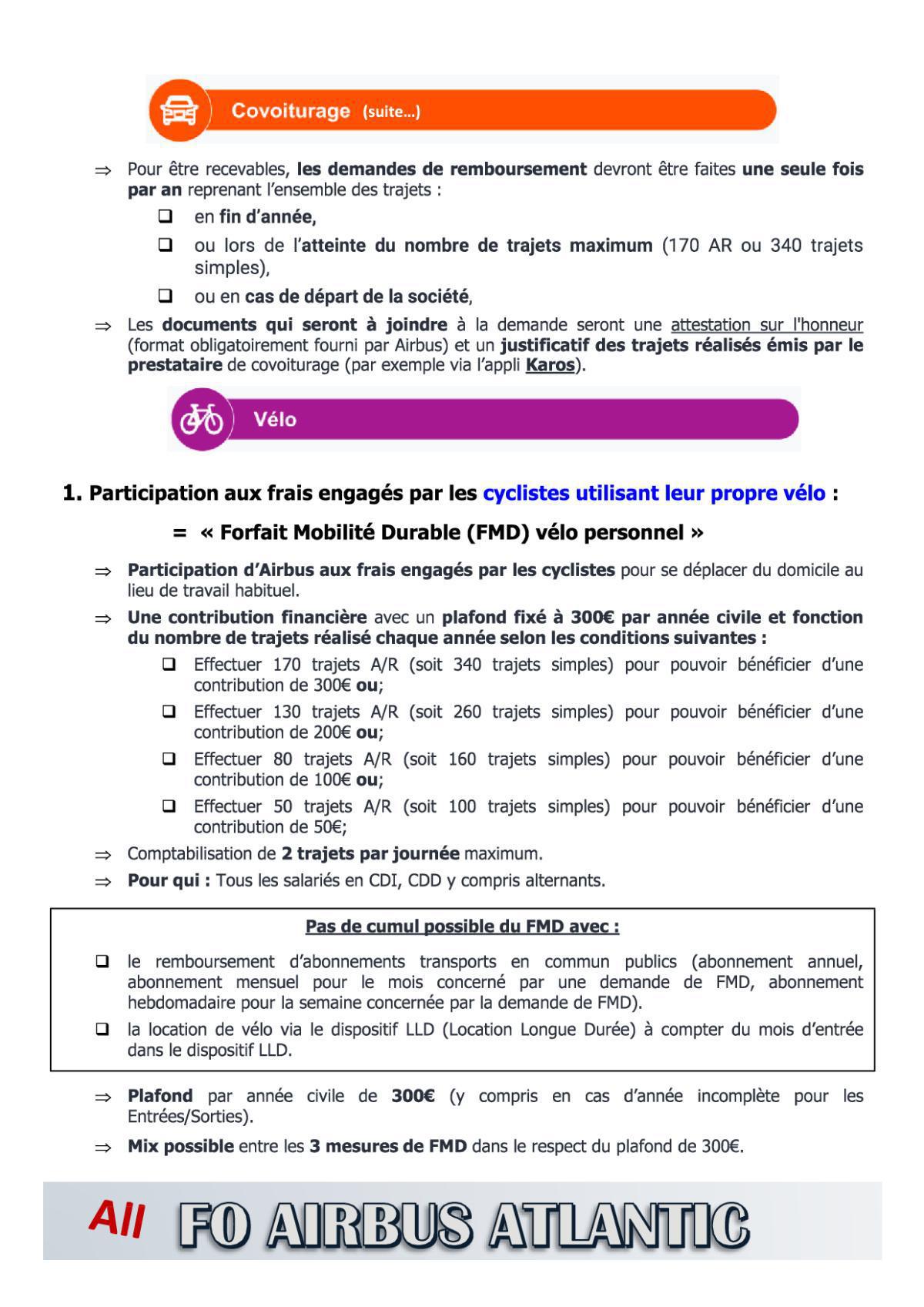 Mobilité Domicile - Travail (FMD) : toutes les infos utiles