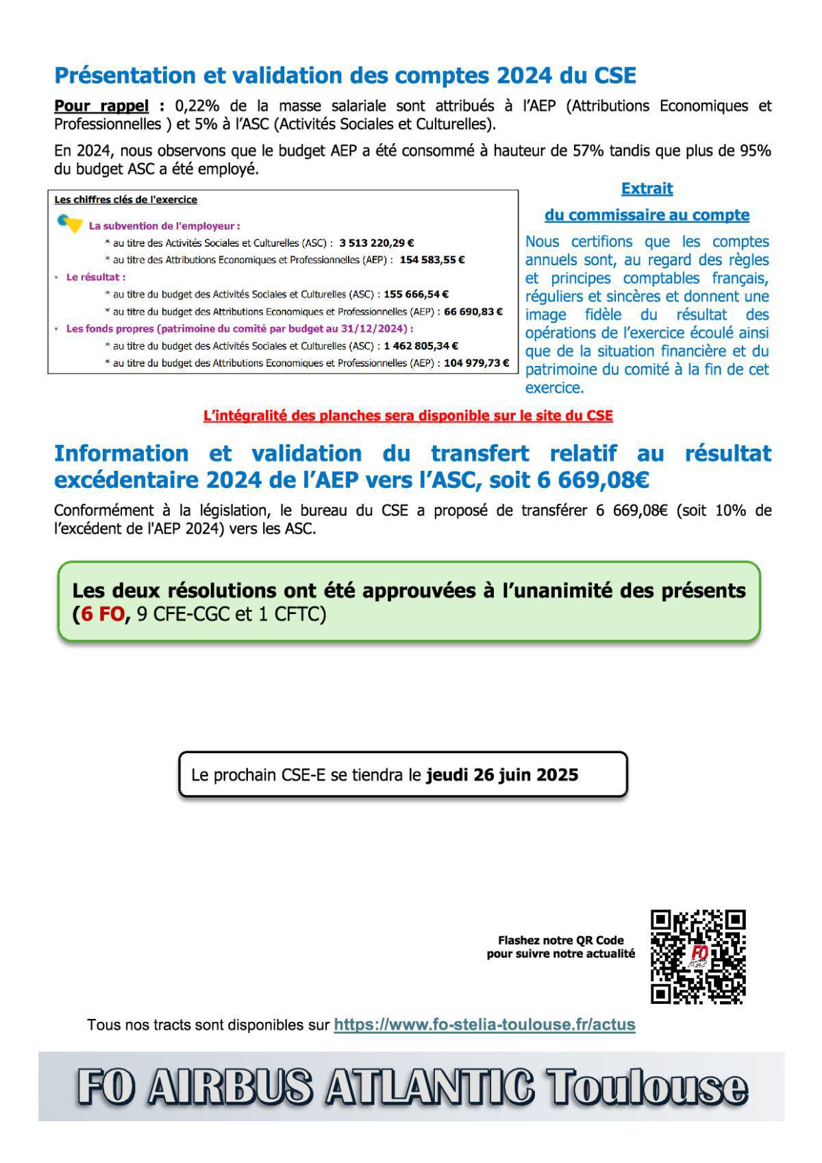 Flash Info : Compte Rendu Partiel du CSE-E du 28 mai 2025
